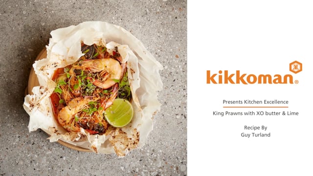 King Prawns with Kimchi Butter & Lime Recipe | Kikkoman