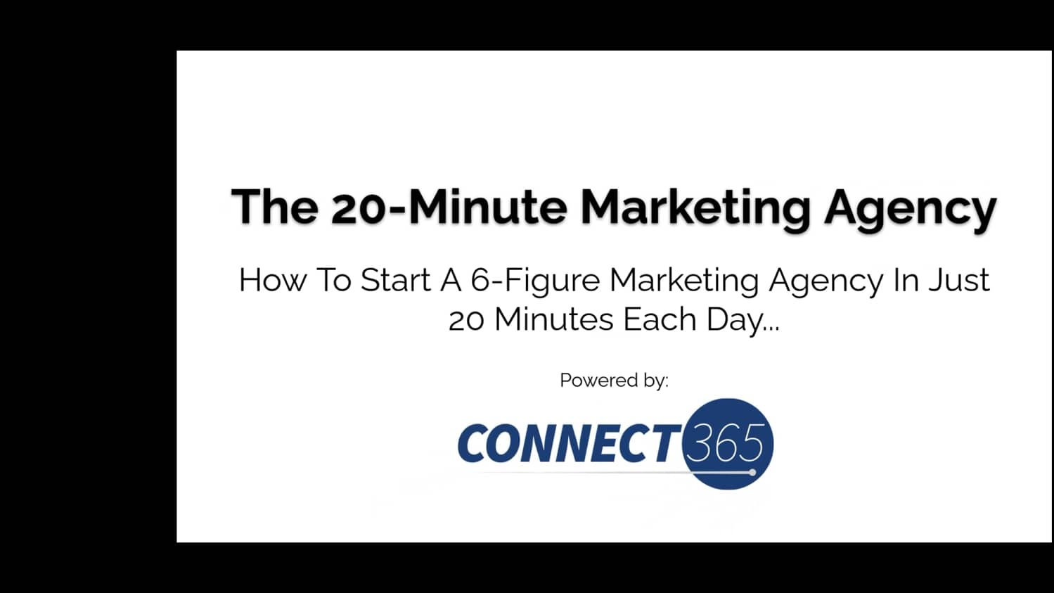 The 20 Minute Marketing Agency