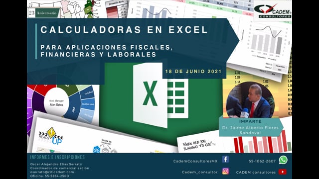 CALCULADORAS EN EXCEL PARA APLICACIONES FISCALES, FINANCIERAS Y LABORALES