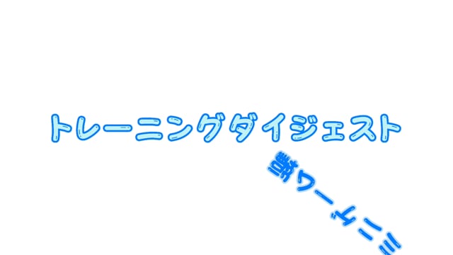 トレーニングダイジェスト_ミニゲーム編