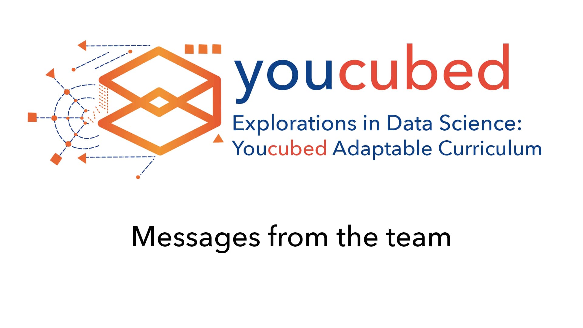 Introduction to Youcubed High School Data Science Course on Vimeo