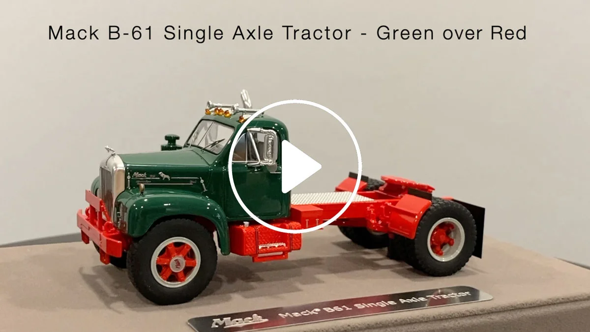 Fire Replicas Mack® B-61 Single Axle Tractor - Green over