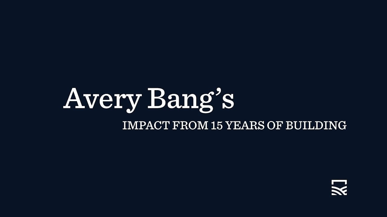 Avery Bang: Fifteen Years of Bridge Building on Vimeo
