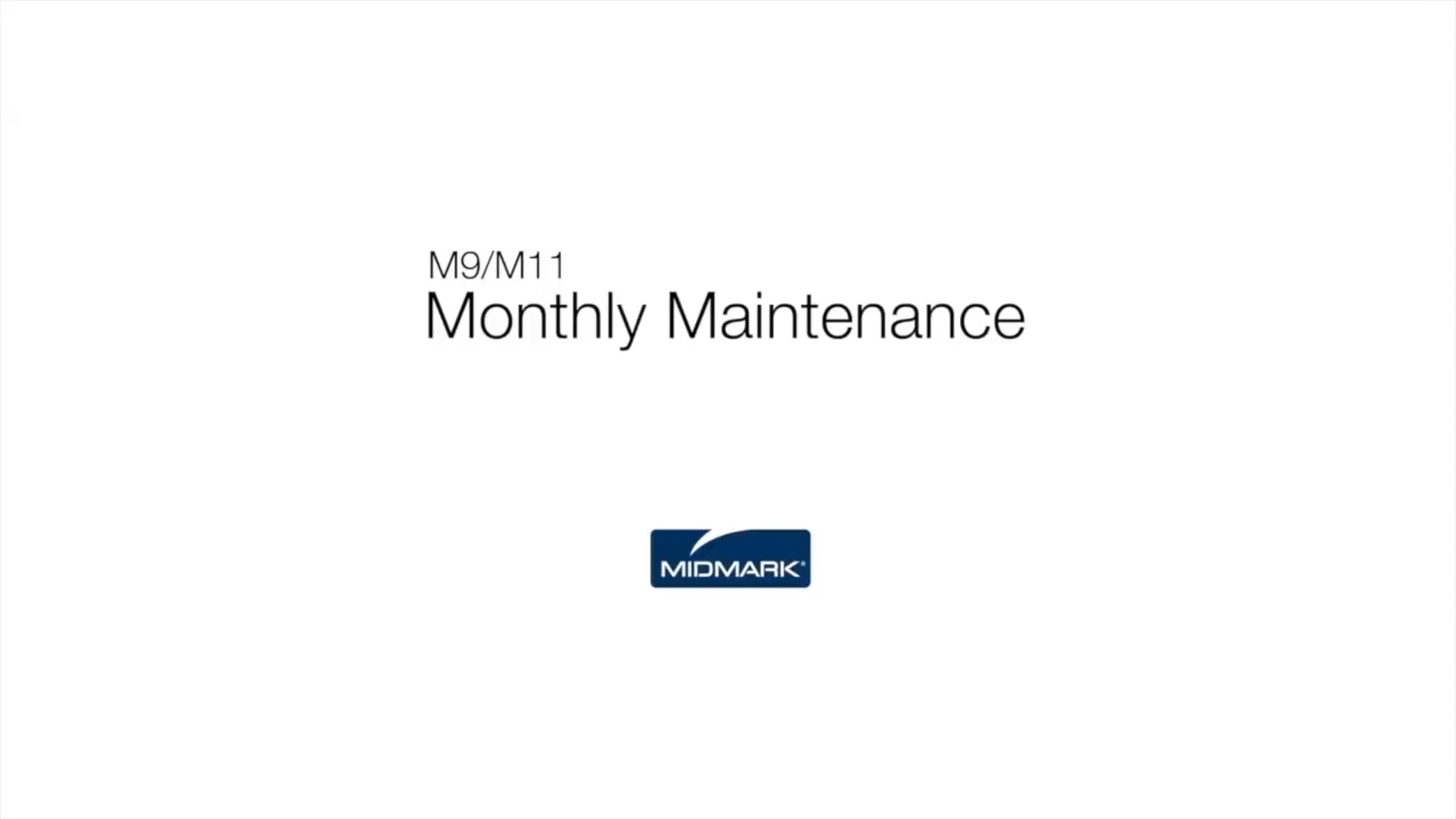 How to Perform Monthly Maintenance on a Midmark M9® M11® Steam ...