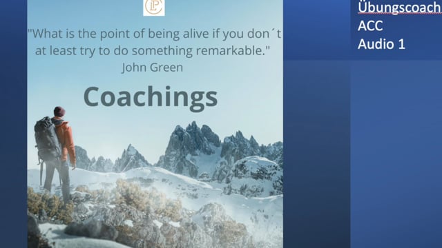 Übungscoaching ACC1