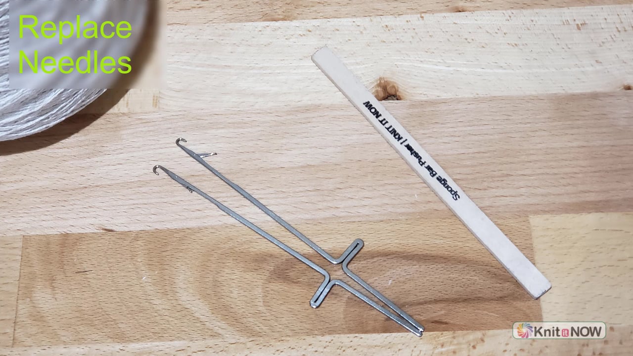 Replace a Needle Machine Knitting Tutorial