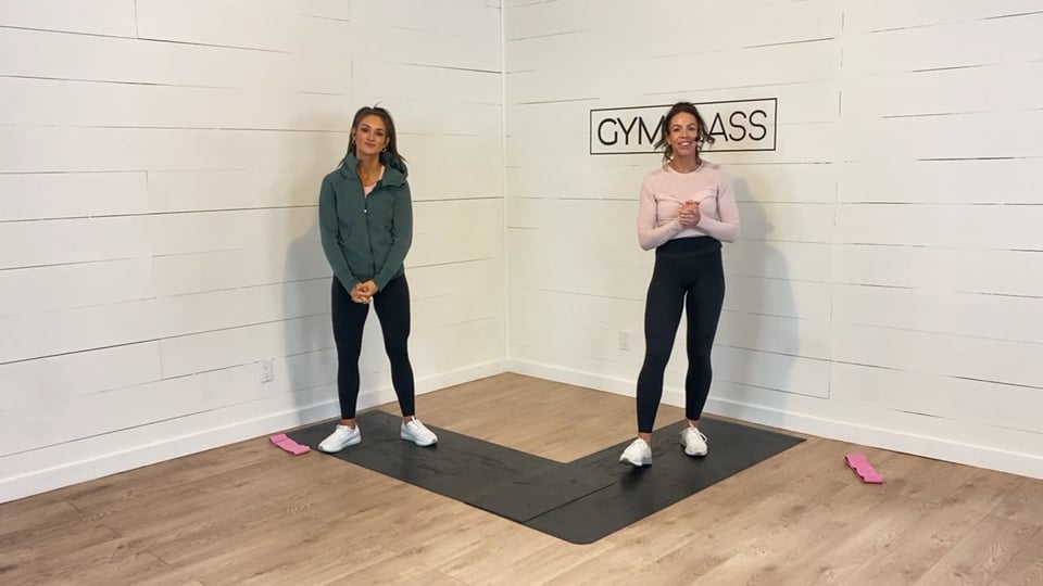 Wall leg stretch