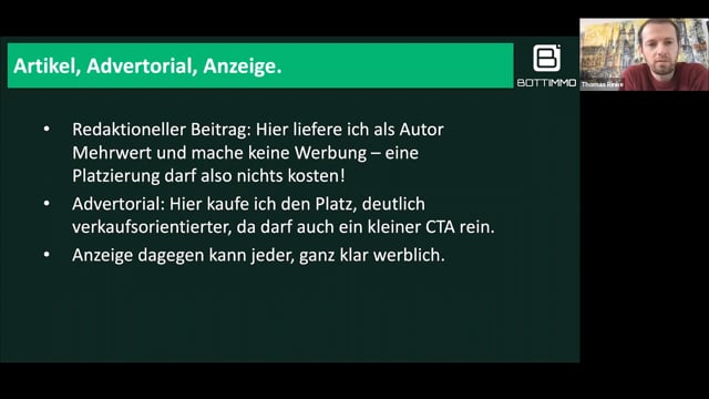 Pressearbeit Advertorial