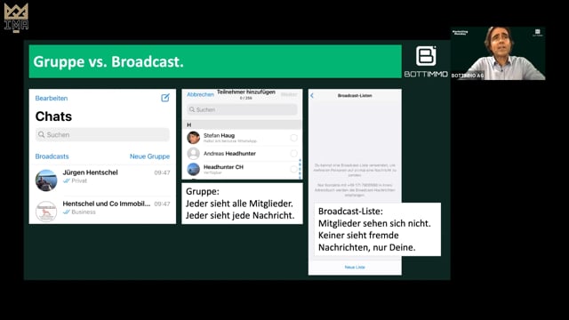 WhatsApp im Einsatz