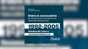Obren la vacunació als joves d'entre 16 i 29 anys