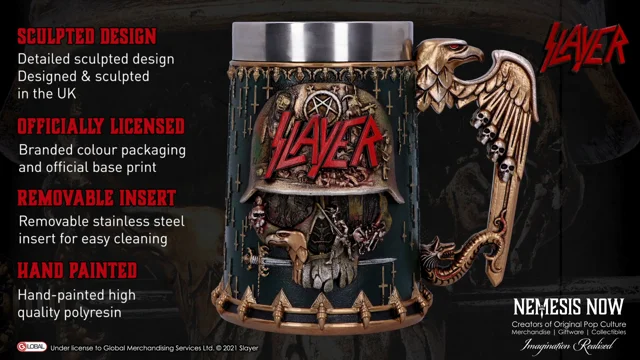 Slayer Skull Tankard 16.5cm