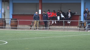 Una part del bar del camp de futbol s'enderrocarà