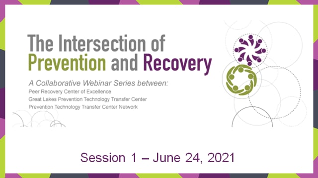 The Intersection of Prevention & Recovery Webinar Series - Session 1