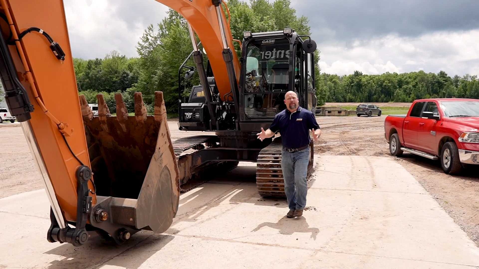 TechTalk Excavator Height Alarm Capabilities with Machine Control on Vimeo