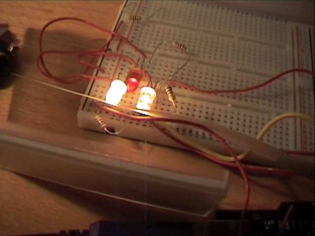 Arduino LED Flame/Fire Effect on Vimeo image.