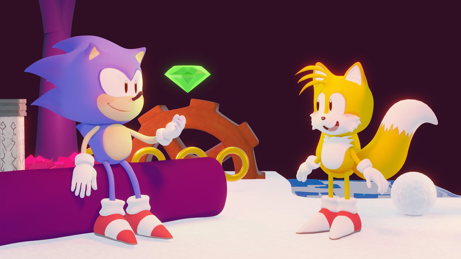 Press Garden Zone Diorama | 3D Fanart