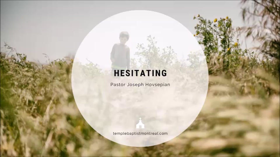 Hesitating