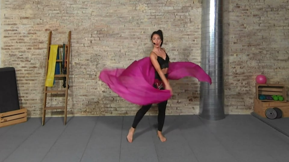 Coreografía con velo