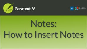 How to Insert Notes