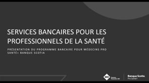 Webinaire | Services bancaires pour les professionnels de la santé (8 août 2020)