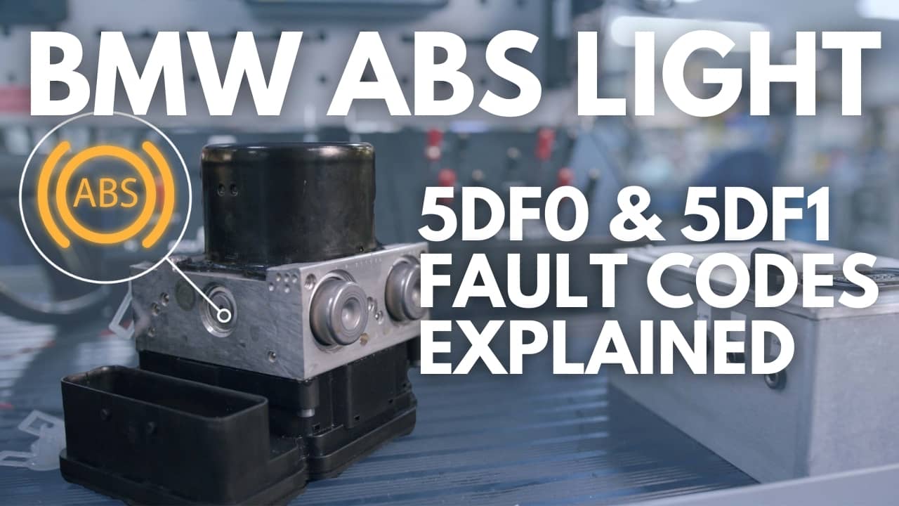 BMW ABS Light Caused By 5DF0 & 5DF1 Fault on Vimeo