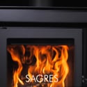 Vidéo: Poêle à bois d'angle SAGRES