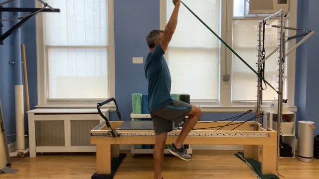 July '21 Mat Modification: Lunge to Overhead Press