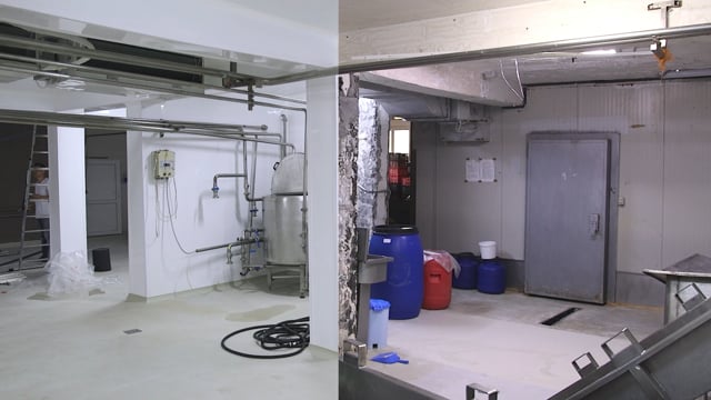 Renovare fabricii de lactate Bradet