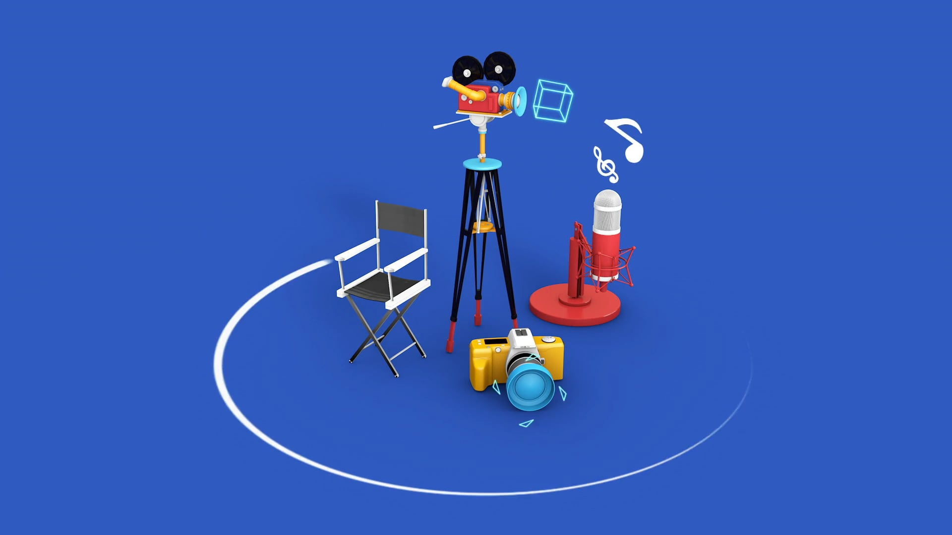 intro logo on Vimeo