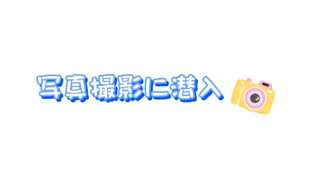 写真撮影に潜入！