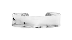 Italian Sterling Silver Polished Cuff Bracelet