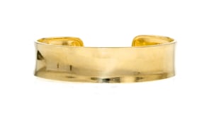 Italian 18kt Gold Over Sterling Polished Cuff Bracelet