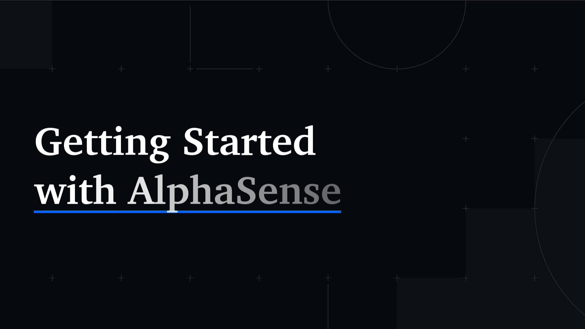 Getting Started with AlphaSense on Vimeo