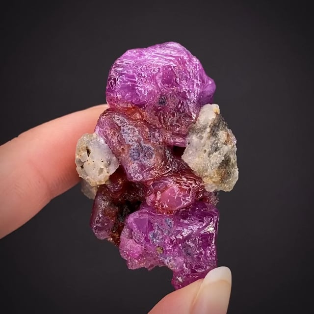 Corundum var. Ruby with Scapolite