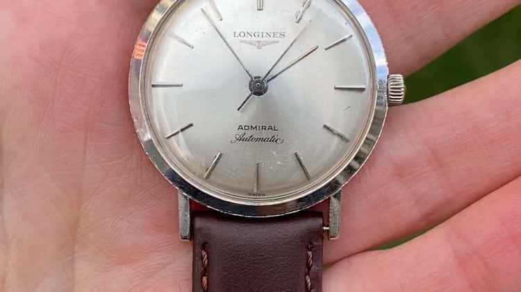 Solid 14K White Gold 1960s Longines Admiral Automatic on Vimeo