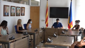 Recepció institucional a les tres millors notes de selectivitat
