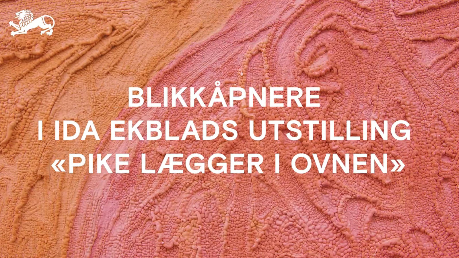 Blikkåpnerne i Ida Ekblad-utstilling