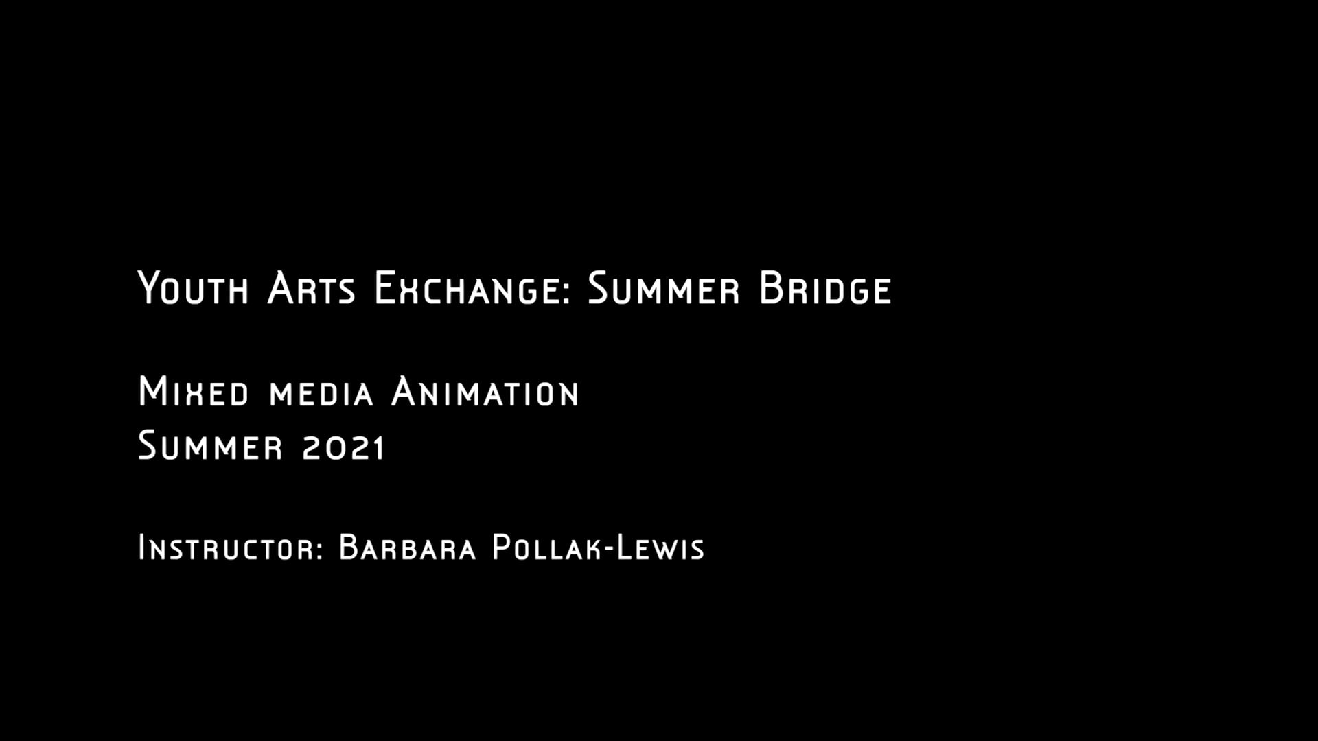 Mixed Media Animation