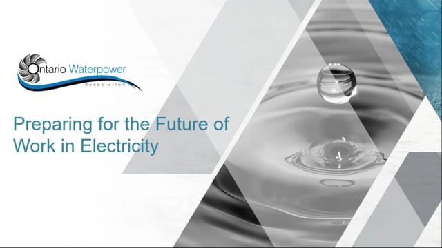 Preparing for the Future of Work in Electricity Presented by Electricity Human Resources Canada