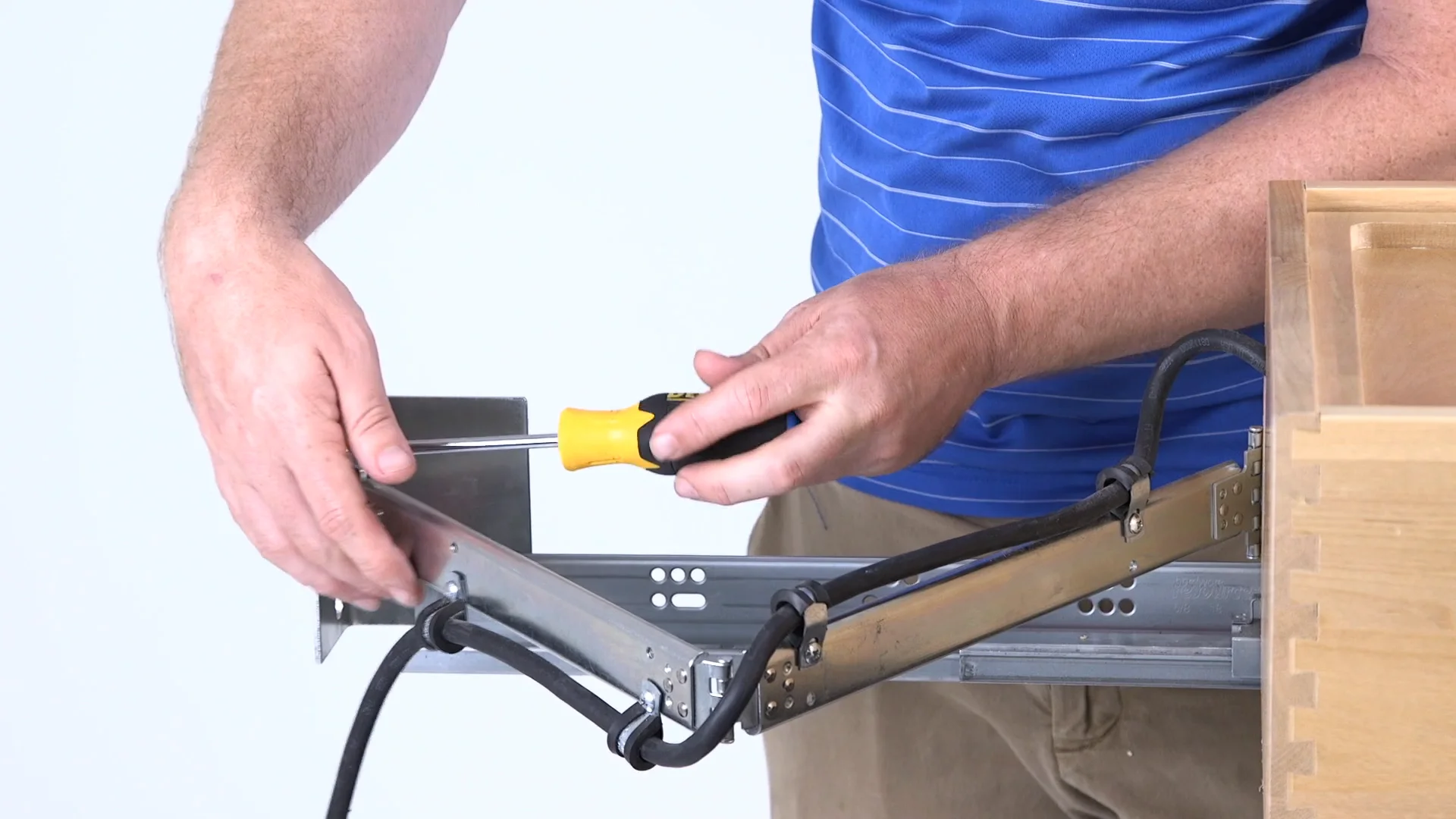 Organizers How to install Hardware Resources Powered Vanity Drawer on