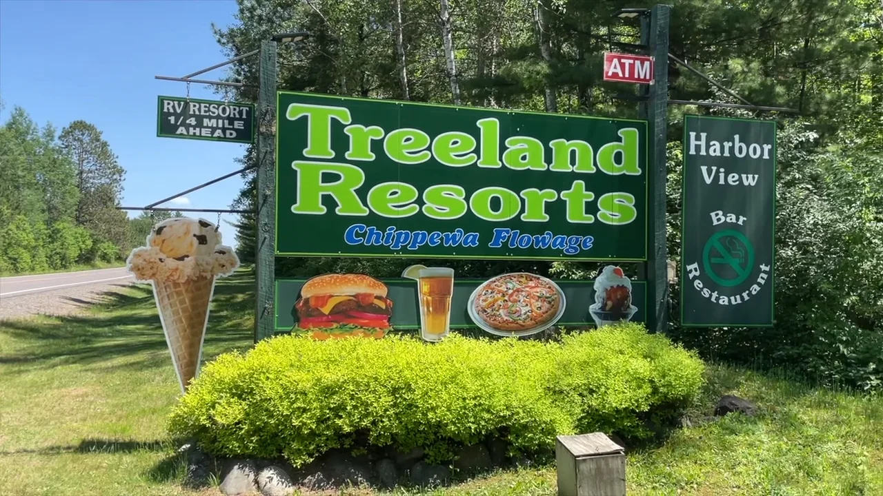 Treeland Resort Hayward Wisconsin