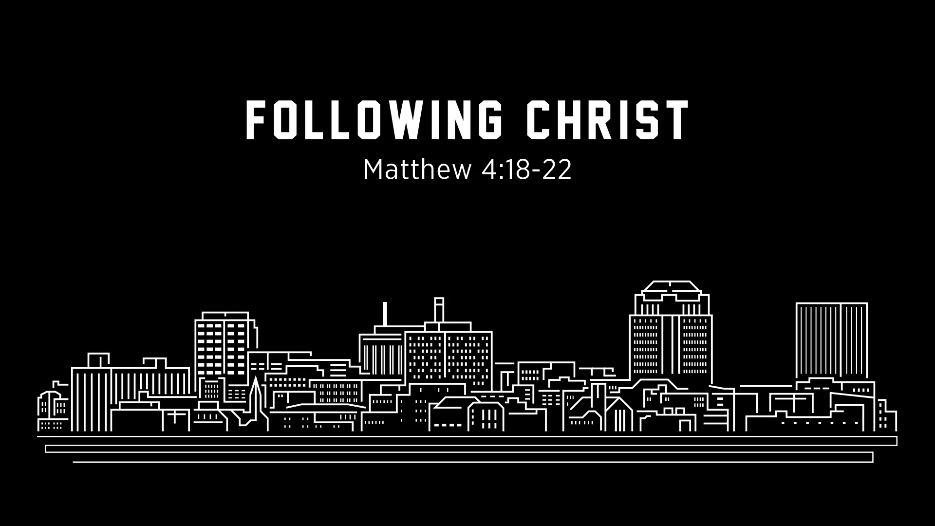 July 11 Service Dr. Joe Stowell Following Christ Matthew 41822