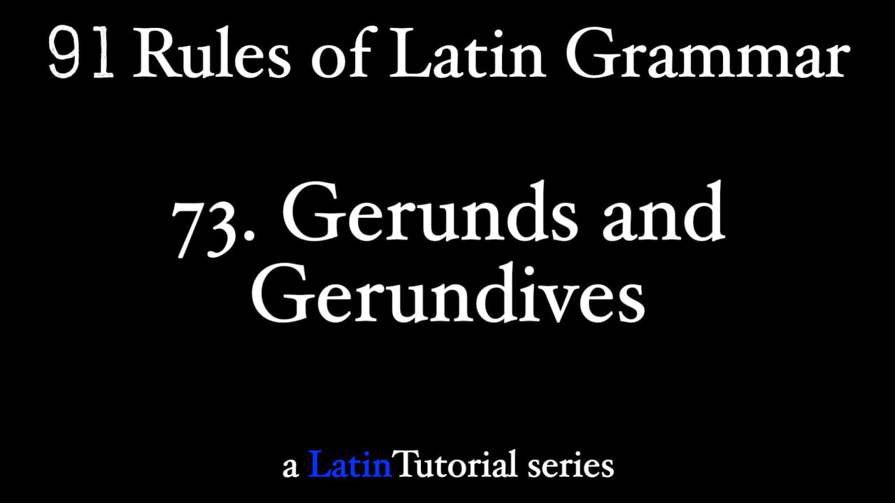 LatinTutorial