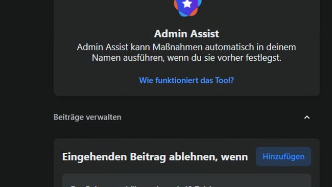 Wie kann man Kommentare automatisch moderieren in Gruppen?