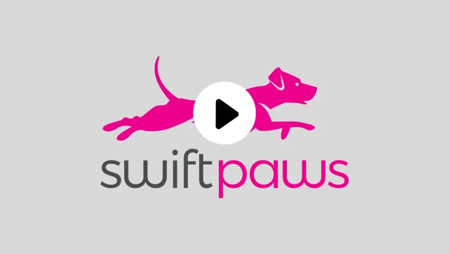 SwiftPaws CEO Meghan Wolfgram shows off a dog lure chase in Melbourne