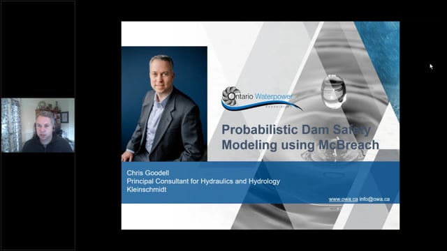 Kleinschmidt Webinar: Probabilistic Dam Safety Modeling using McBreach