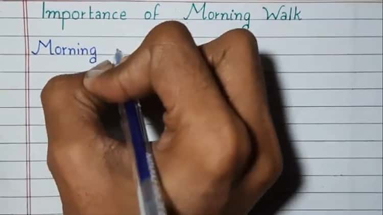 Essay on Morning Walk in English  Short Essay on Morning Walk for