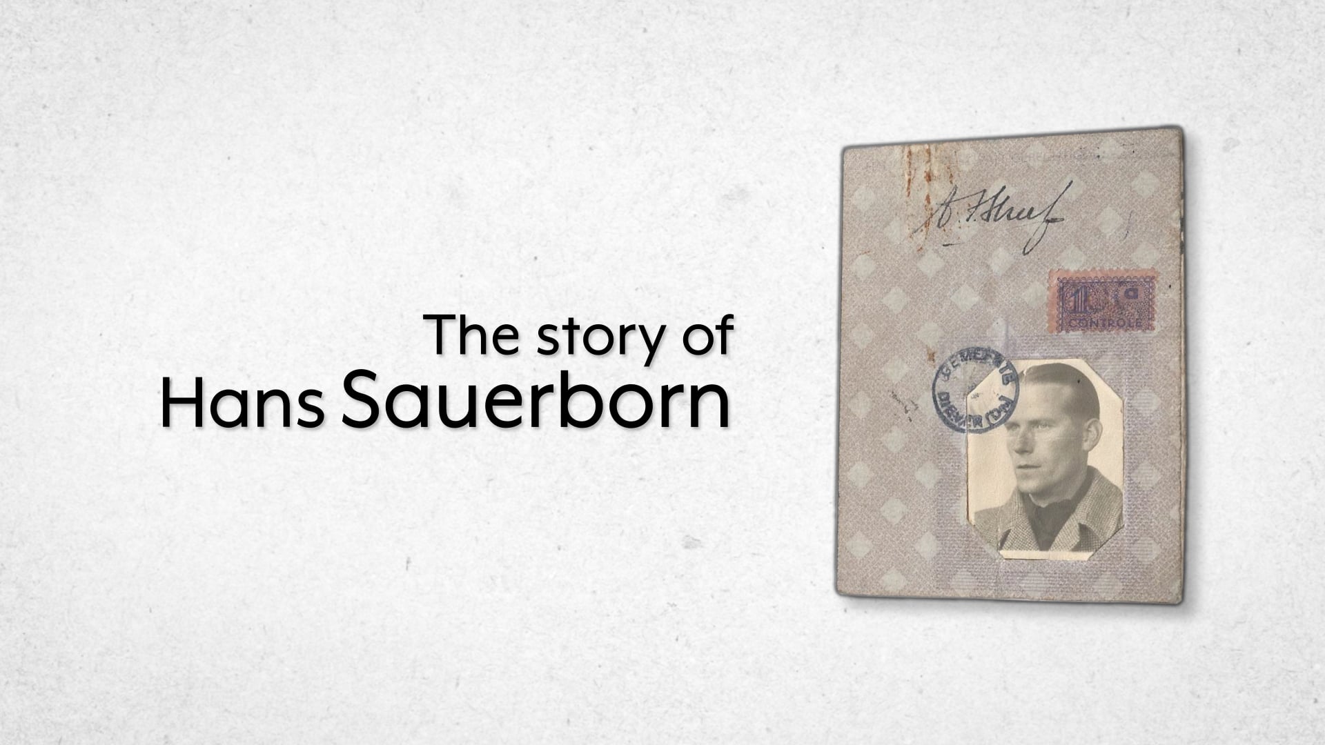 The Story of Hans Sauerborn (2021) | Documentary