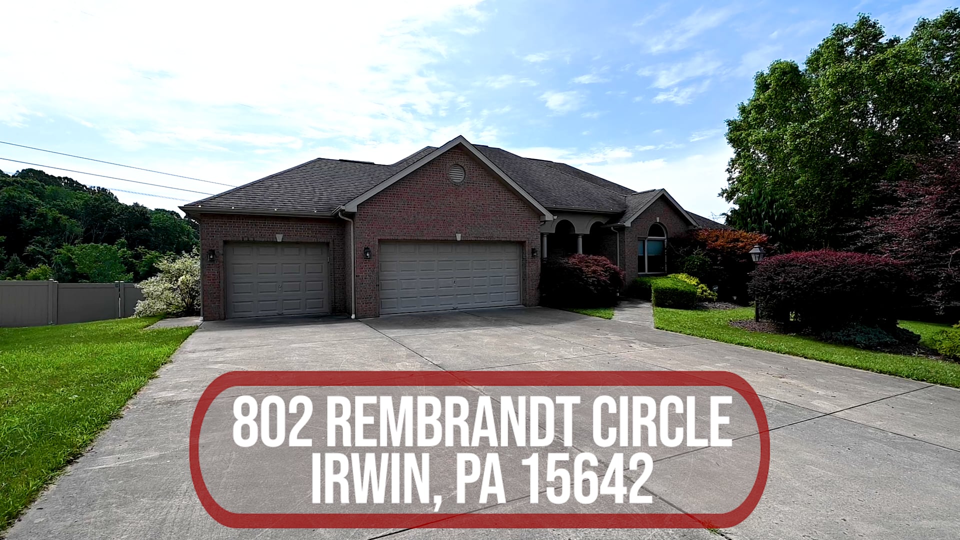 802 Rembrandt Circle, Irwin, PA 15642 on Vimeo