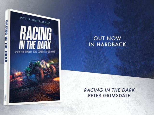 Racing in the Dark - with the author Peter Grimsdale